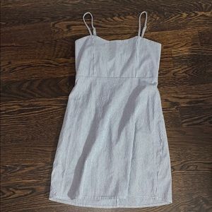 Blue and white striped brandy Melville dress